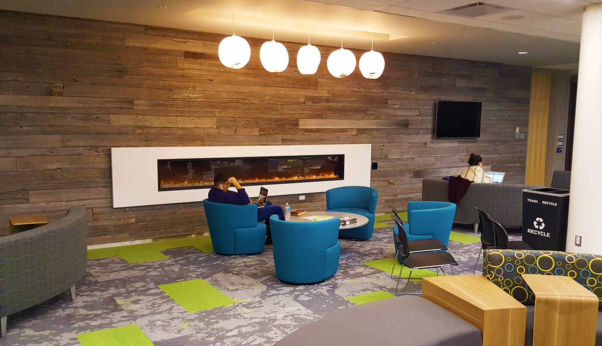 Oakton Community College Student Gathering Renovation Riley Construction