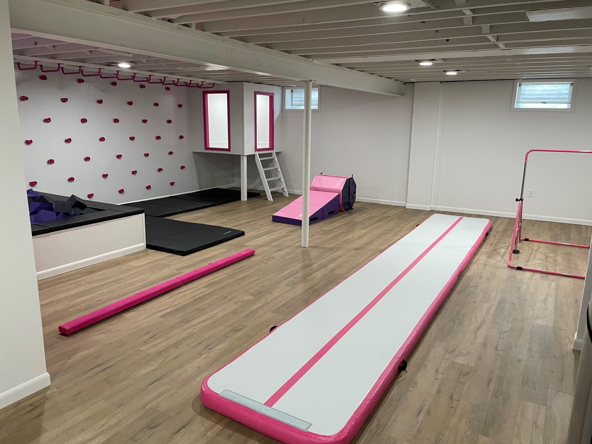 Riley Built a MakeAWish Gymnastics Room for Everlie! Riley Construction