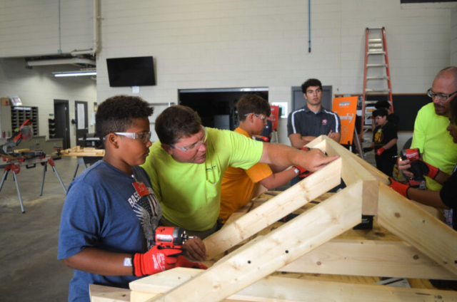 KUSD Building Trade Careers Summer Camp Power Tools